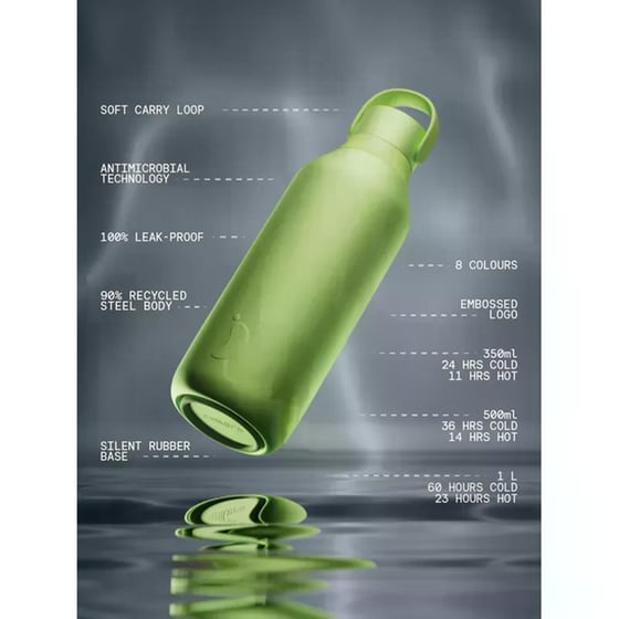 Μπουκάλι&nbsp;Θερμός Chilly's&nbsp;S3&nbsp;Soundwave&nbsp;Track&nbsp;500ml image 4