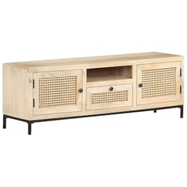 Έπιπλο Τηλεόρασης VidaXL Ξύλο Μάνγκο 120x30x40 cm - Μπεζ