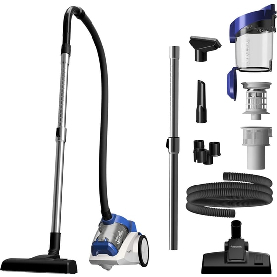TURBOTRONIC TT-CV04 1400 W με Κάδο 4 L Ασημί/Μπλε Ηλεκτρική Σκούπα image 0