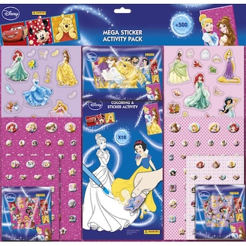Disney Princess Mega Sticker Activity Pack 500