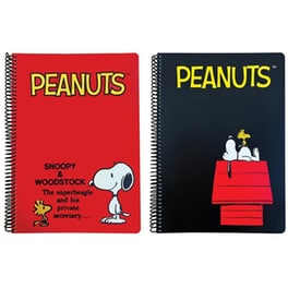 Τετράδιο Σπιράλ BMU Α4 3Θ. 105Φ. Peanuts Black+Red