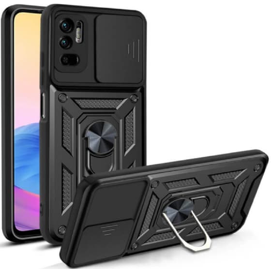 Θήκη Xiaomi Redmi Note 11/11s - Bodycell Multifunction - Μαύρο image 1