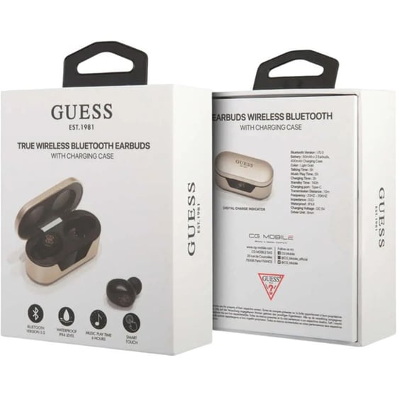 Ακουστικά Bluetooth Guess GUTWST31ED - Χρυσά image 4