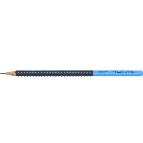 Μολύβι Faber Castell Grip 2001 HB Δίχρωμο Μαύρο/Μπλε image 0