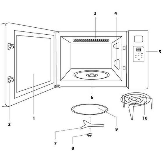 LOFRA FMRNM6TMECHROME με Grill 20 Lt Μαύρο Εντοιχιζόμενος Φούρνος Μικροκυμάτων image 1