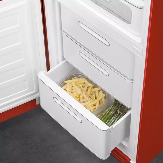 SMEG FAB32LRD6 332 Lt Total No Frost Κόκκινο Ψυγειοκαταψύκτης image 6