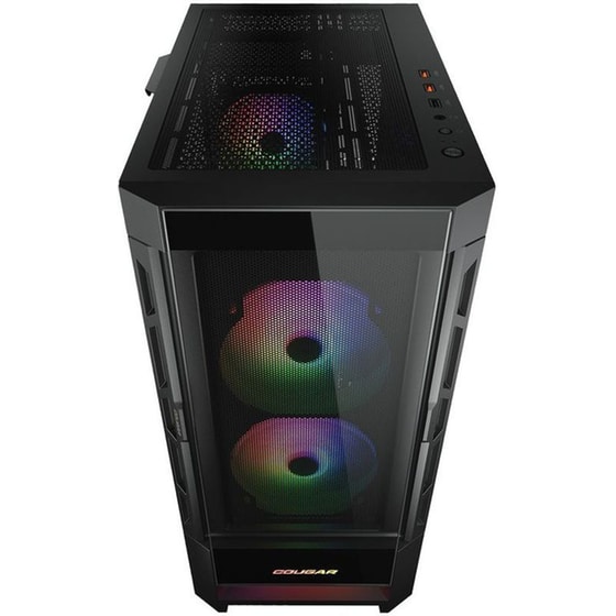 Κουτί Desktop Cougar Duoface RGB - Μαύρο image 4