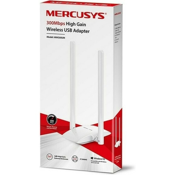 Mercusys MERMW300UH v1 Ασύρματος USB Αντάπτορας Δικτύου 300Mbps image 2