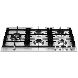 BERTAZZONI P905LMODX(GN) 90 cm Ασημί Εστία Φυσικού Αερίου Αυτόνομη