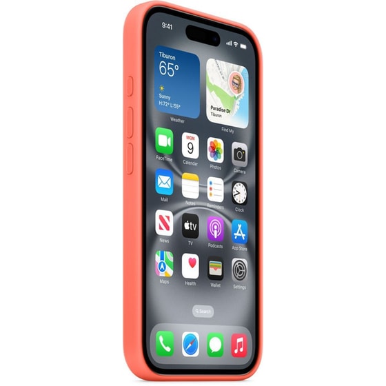Θήκη Apple iPhone 16 - Apple Silicone Case with MagSafe - Tangerine image 1