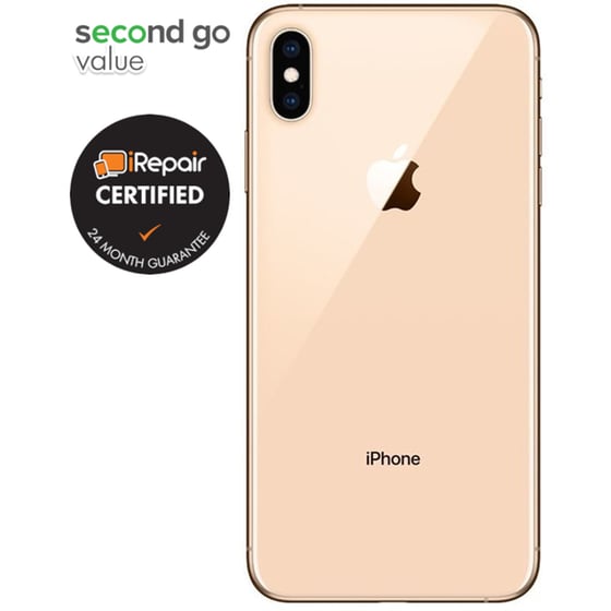Μεταχειρισμένο Apple iPhone XS Max 64GB Gold second go value Certified by iRepair image 3