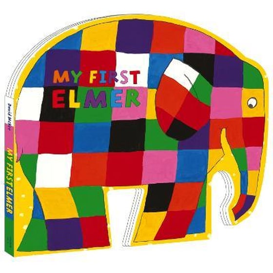 My First Elmer : Shaped Board Book image 0