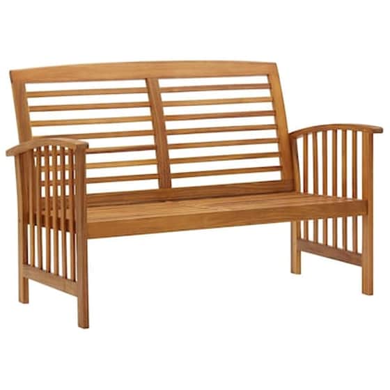 Παγκάκι Κήπου VidaXL από Μασίφ Ξύλο Ακακίας 119x67x83 cm - Καφέ image 0