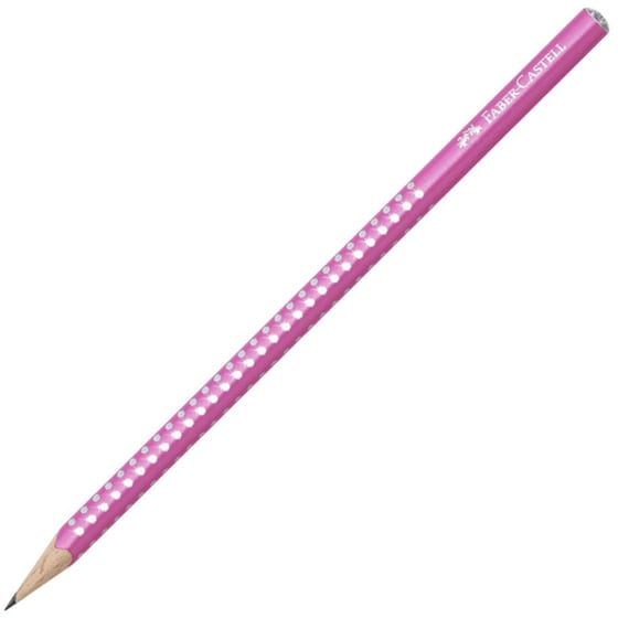 Μολύβι Faber Castell Grip Sparkle B Ροζ image 0