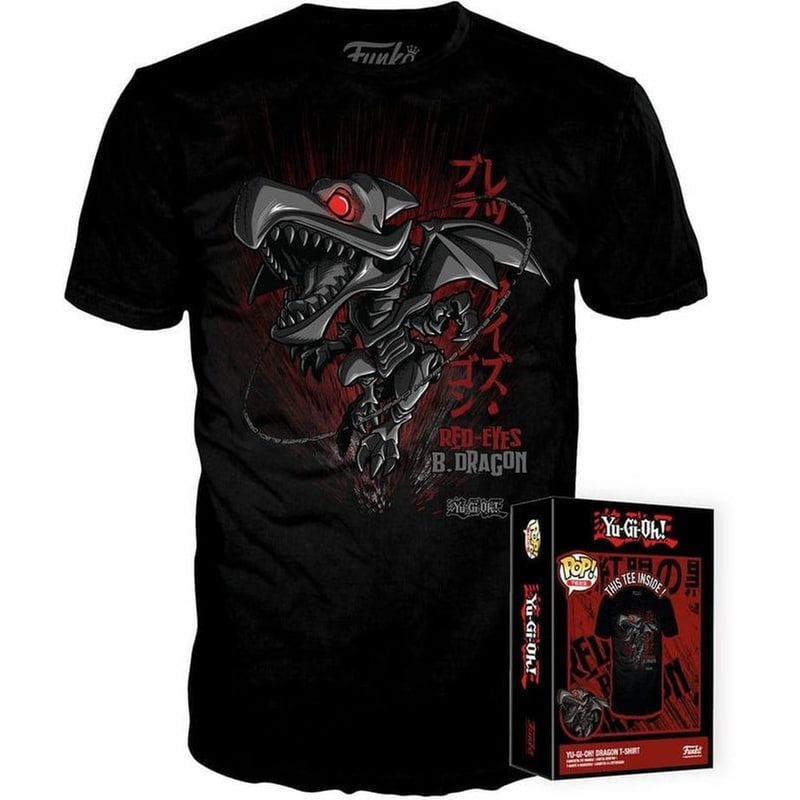 FUNKO Funko Pop! Boxed Tee: Yu-gi-oh! - Red Eyes Black Dragon T-shirt (s)
