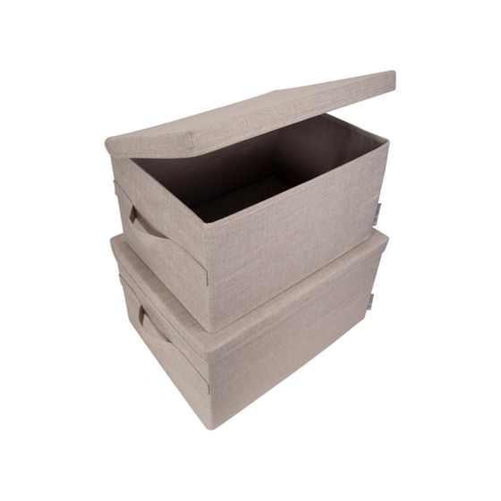 Κουτί Αποθήκευσης Medium Beige Bigso image 1