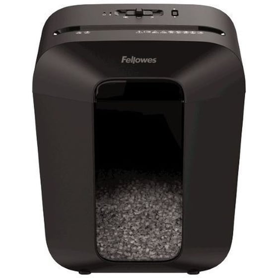 Καταστροφέας Εγγράφων Fellowes Powershred LX41 Mini-Cut 8 φύλλων με κάδο17lt - Μαύρο image 0