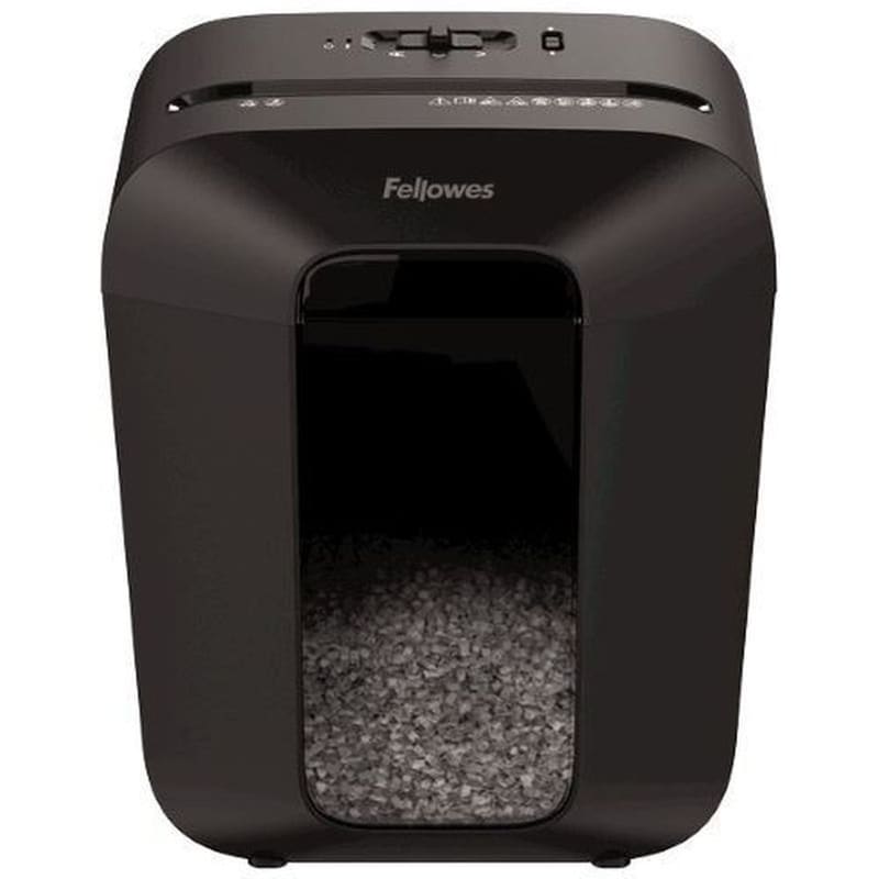 FELLOWES Καταστροφέας Εγγράφων Fellowes Powershred LX41 Mini-Cut 8 φύλλων με κάδο17lt - Μαύρο