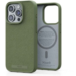 Θήκη Apple iPhone 15 Pro - Njord Suede MagSafe Case - Olive