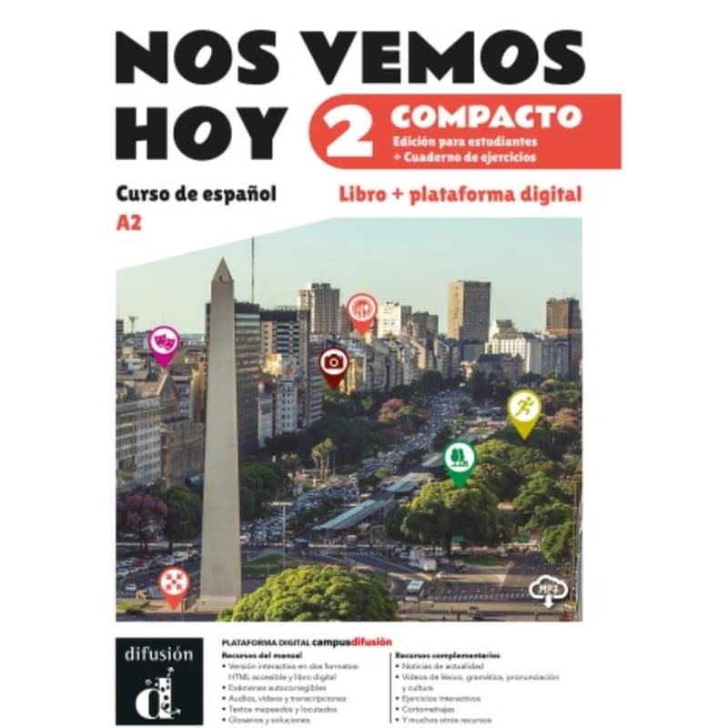 Nos vemos hoy 2 - Compacto (Ed. híbrida para estudiantes)