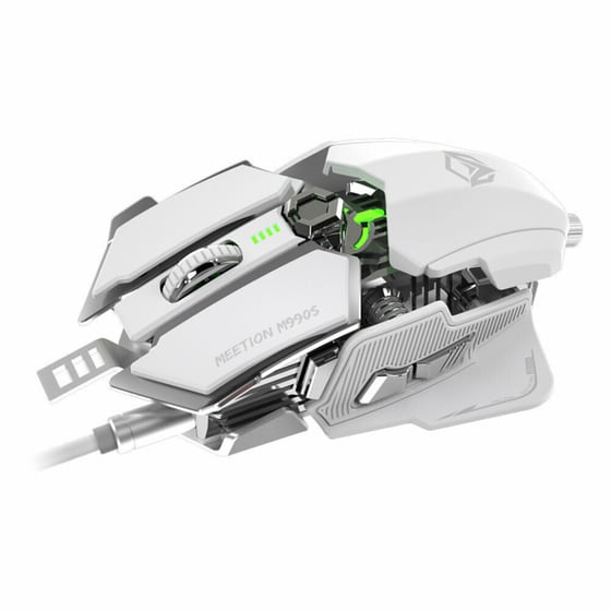 Meetion M990s RGB Gaming Ενσύρματο Ποντίκι Λευκό image 3
