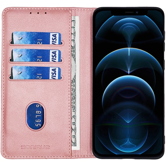 Θήκη Samsung Galaxy S23 - Sonique Vintage Magnet Book - Ροζ Χρυσό image 2