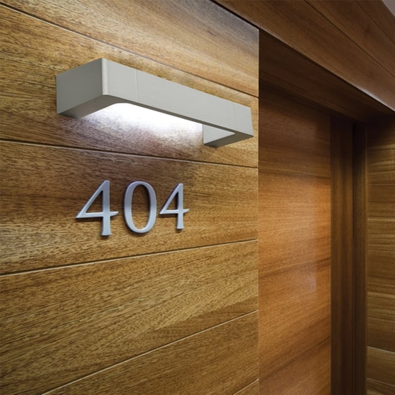 Απλίκα Τοίχου Led Aca Foga Zd81046ledgy από Αλουμίνιο 30x10.5x6.35 cm - Γκρι image 2