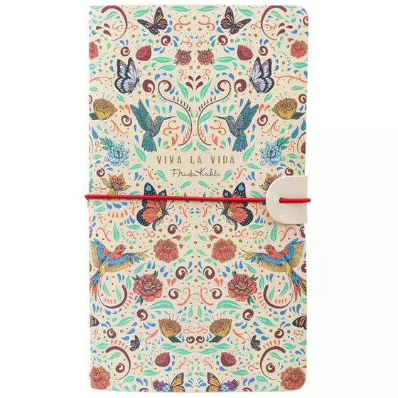 Ταξιδιωτικό Τετράδιο με Δερματίνη Frida Kahlo Viva La Vida image 0