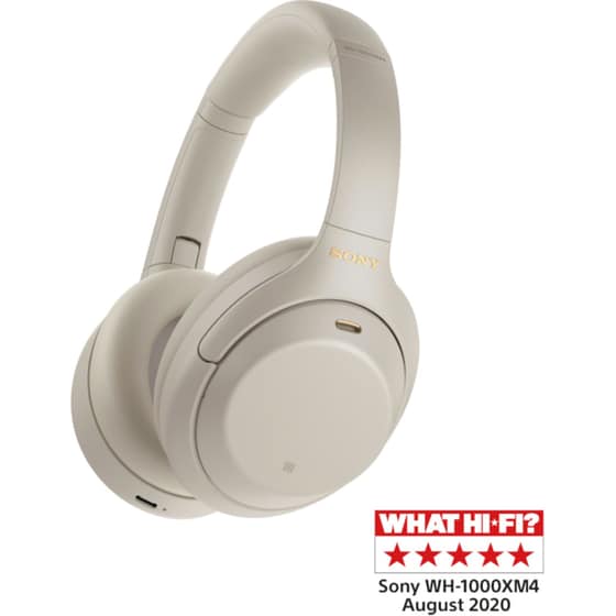 Sony WH-1000XM4 Ασύρματα Ακουστικά Κεφαλής - Ασημί image 0
