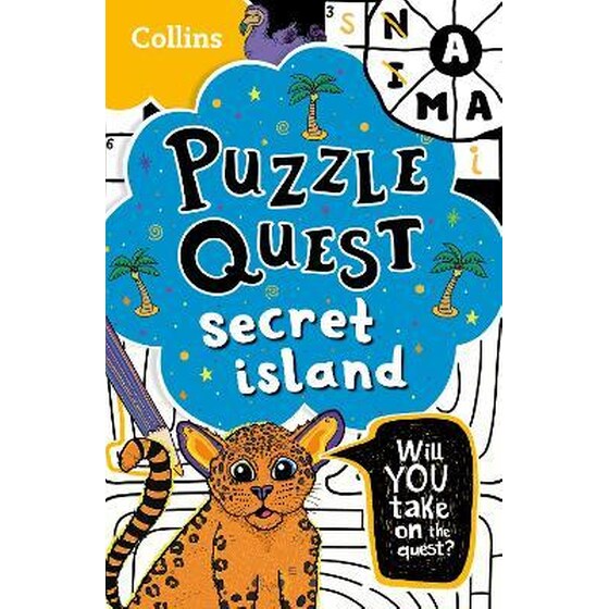 Secret Island : Solve More Than 100 Puzzles in This Adventure Story for Kids Aged 7+ image 0