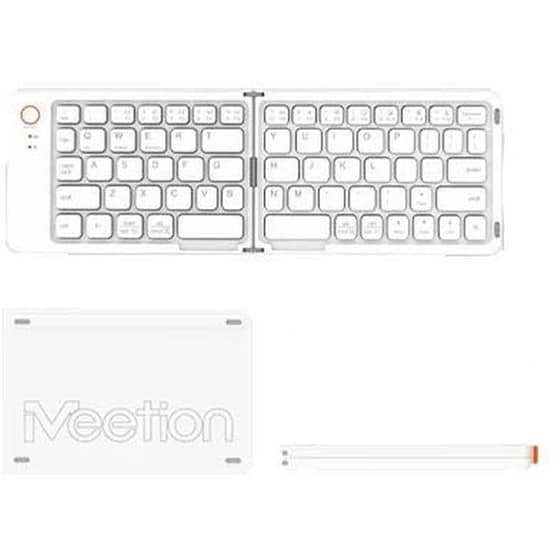 Meetion Mt-btk001 Αναδιπλούμενο Πληκτρολόγιο Λευκό image 3