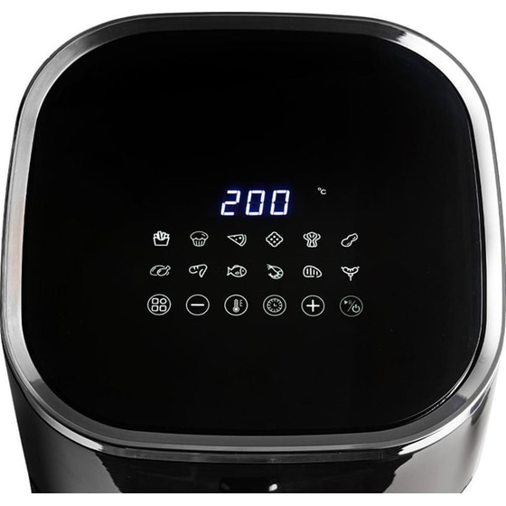 ESTIA 06-18238 με Αποσπώμενο Κάδο 1450 W 5 L Μαύρο Φριτέζα Αέρος image 3