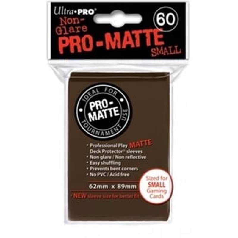 Ygo Ultra Pro Card Sleeves 60ct – Matte Brown