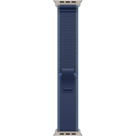 Λουράκι Apple Trail Loop M/L για Apple Watch 49mm - Blue/Bright Blue with Natural Titanium Finish image 0