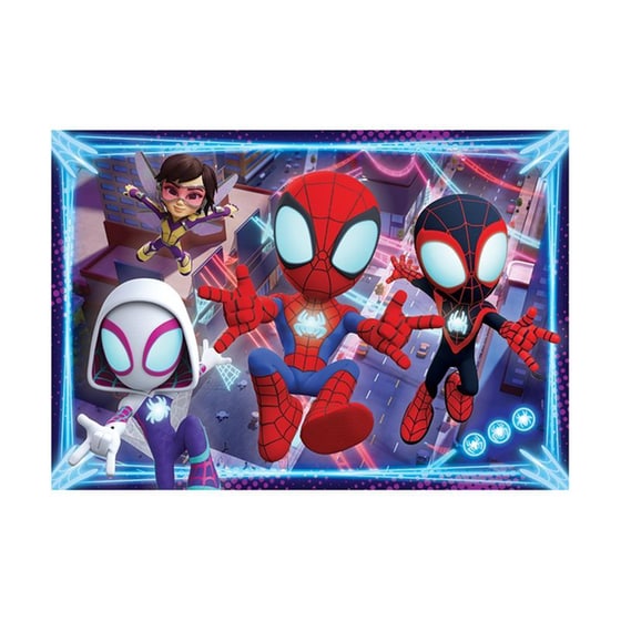 Παιδικό Παζλ Clementoni Maxi Super Color Marvel Spidey Και Οι Απίθανοι Φίλοι Του (24 Κομμάτια) image 2