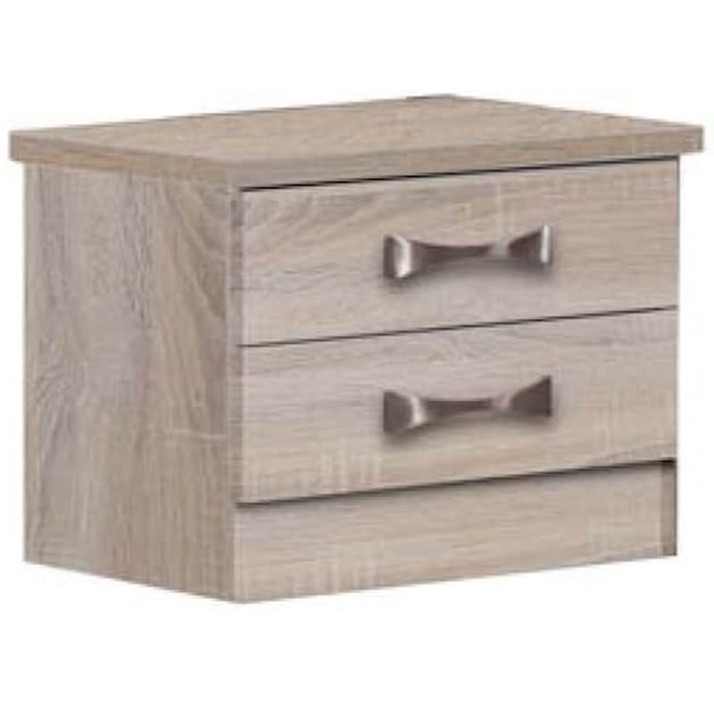 WOODWELL Κομοδίνο Woodwell Από Μελαμίνη 48x40x39 cm - Sonoma