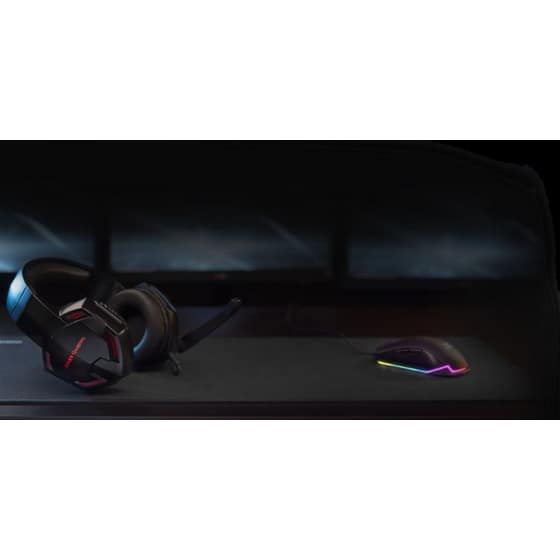 Mars Gaming MCPPRO 3in1 Gaming Ενσύρματα Ακουστικά USB & Gaming Ενσύρματο Ποντίκι & Gaming Mousepad - Μαύρα image 4
