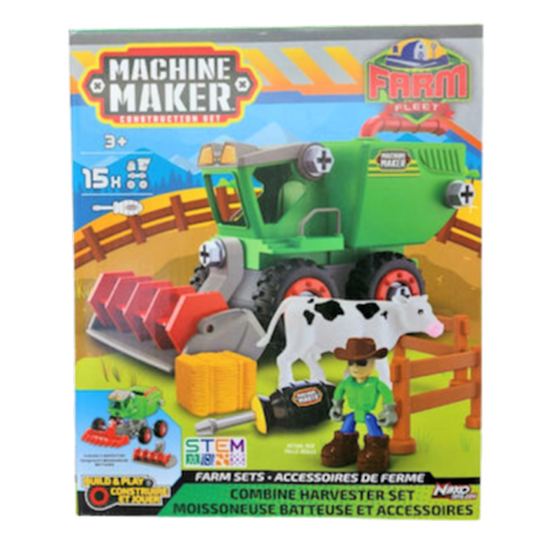 Nikko Σετ Φάρμας Με Θεριστική Μηχανή Farm Set Combine Harvest