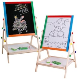 Ξύλινος Πίνακας Ζωγραφικής Διπλής Όψεως Multifunctional Wooden Easel