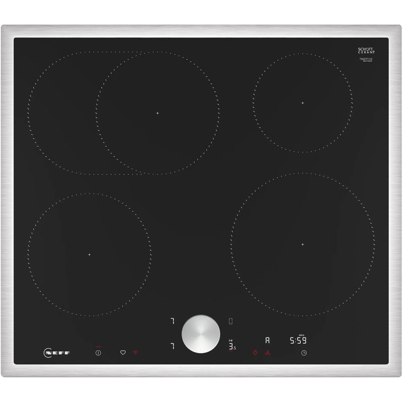 NEFF T56STF1L0 60 cm Μαύρο Εστία Επαγωγική Αυτόνομη