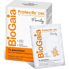 Προβιοτικό Biogaia Family Protectis For Gut Comfort And Rehydration Πορτοκάλι - 7 φακελάκια