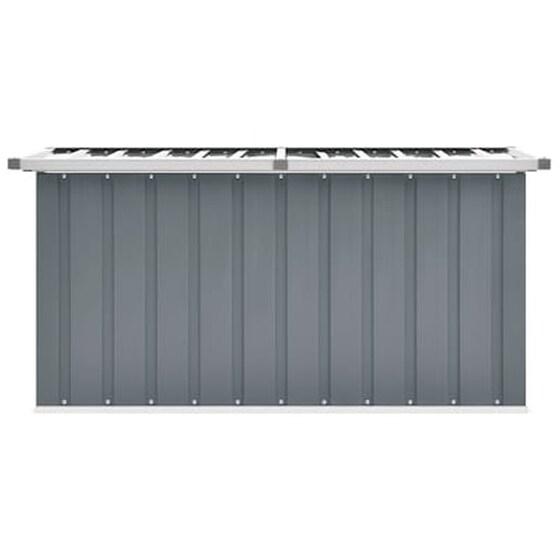 Μπαούλο Αποθήκευσης Κήπου VidaXL 129X67X65 cm -  Γκρι image 4