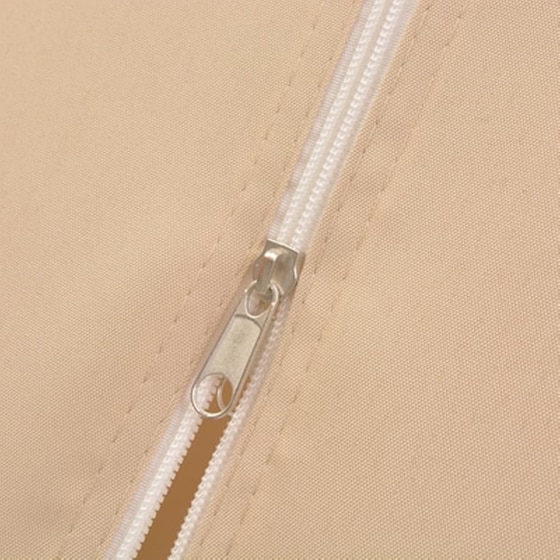 Κιόσκι Vidaxl με Κουρτίνα Ατσάλι 360x265cm - Μπεζ image 2