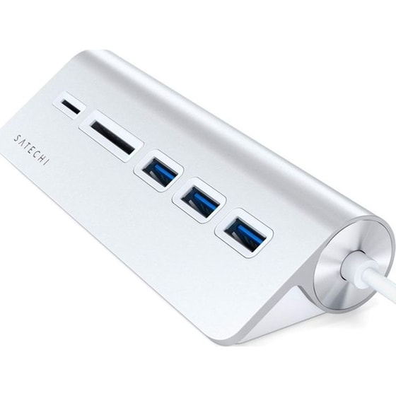 Satechi Type-C USB Hub και Card Read - Silver image 1