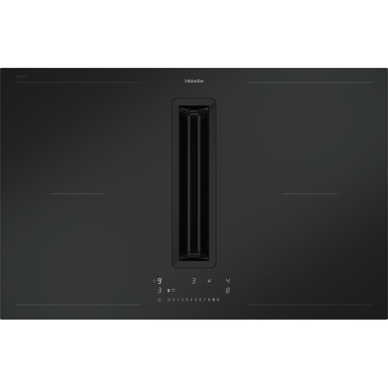 MIELE KMDA7876-1FL 80 cm Μαύρο Επαγωγική Εστία Αυτόνομη