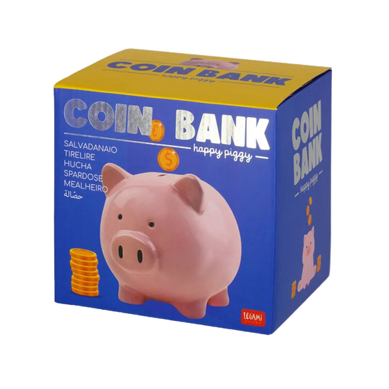 Κουμπαράς Legami Piggy Κεραμικός 14x12x12 cm - Ροζ image 2