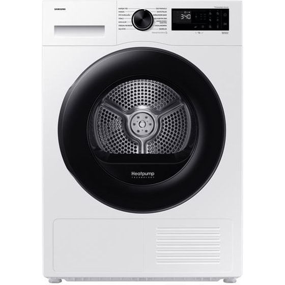 SAMSUNG DV90DG52A0AELE 9 kg A+++ με Αντλία Θερμότητας Λευκό Στεγνωτήριο Ρούχων image 0