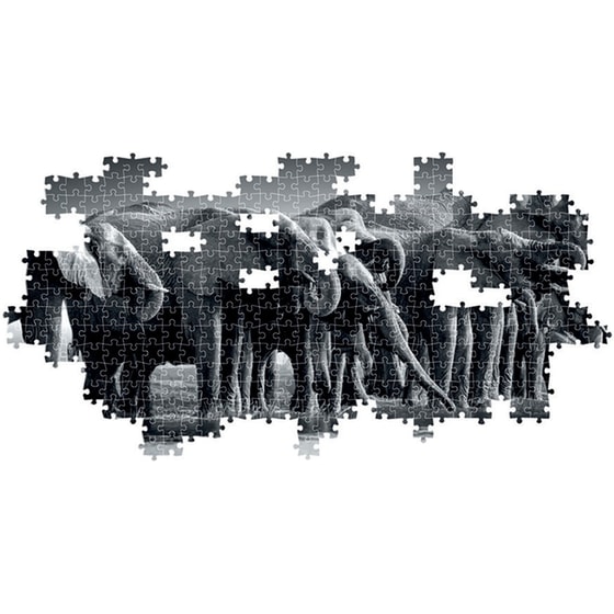 Παζλ Clementoni Panorama High Quality Collection Ελέφαντες (1000 Κομμάτια) image 2