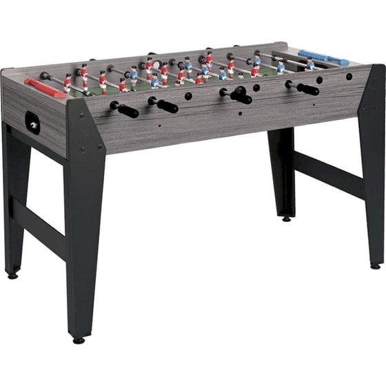 Ποδοσφαιράκι Garlando F-Zero Ξύλινο 122x95.5x80cm με Τηλεσκοπικές Ράβδους - Γκρι image 0