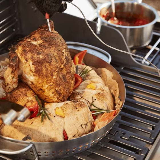 WEBER Crafted Gourmet BBQ System 8838 Ασημί Στήριγμα Κοτόπουλου image 5